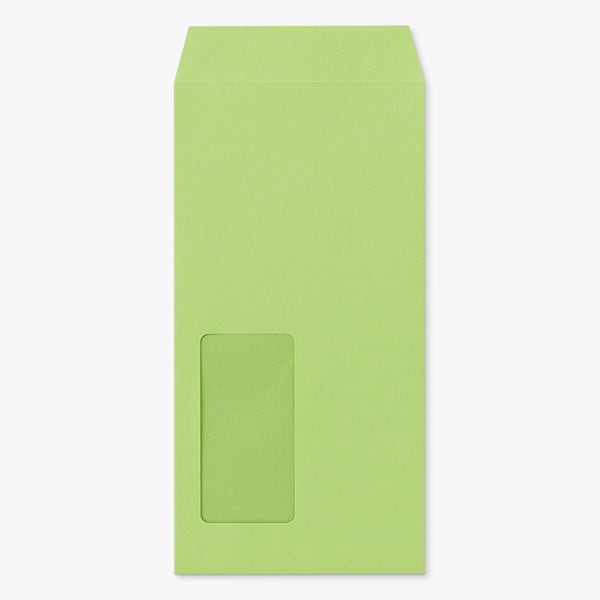 長3封筒 窓 A665 Kグリーン85 1000枚