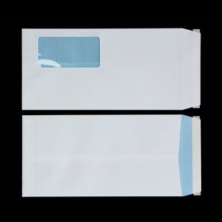 長3封筒 窓 地紋 本ケント テープ 1000枚