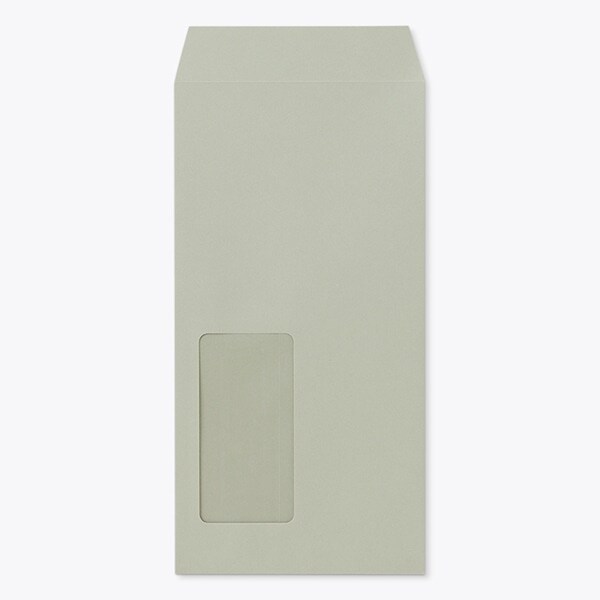 長3封筒 窓 A Kグレー85 テープ 1000枚
