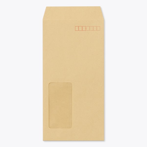 長3封筒 窓 AW クラフト85 枠入 1000枚