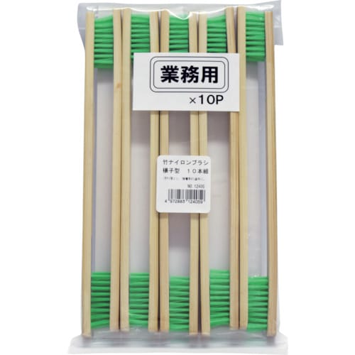 KOWA 竹柄ナイロンブラシ (10本入)