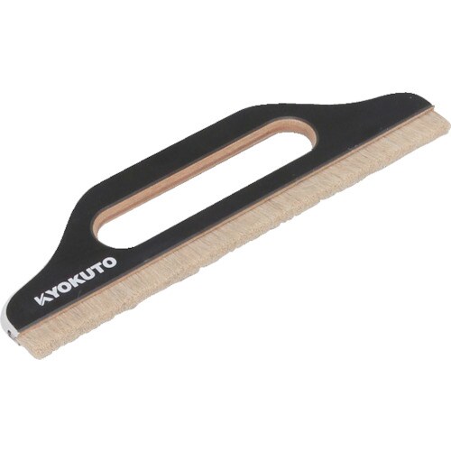 極東 一行ブラシ馬毛9寸穴開き メラミン