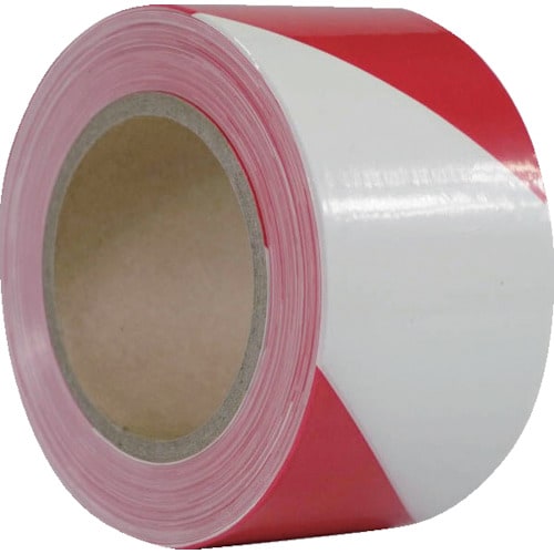 セーフラン バリケードテープ 赤/白 幅70mm×