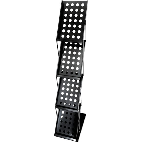 セーフラン 折りたたみカタログスタンド4段 高さ約