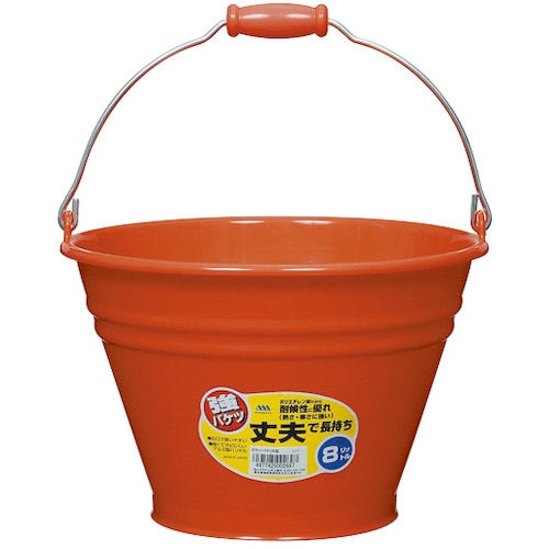 ヒマラヤ化学 カラーバケツ 6013 8型 レッド
