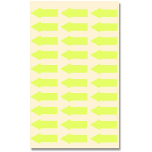 HEIKO タックラベル 矢印 No.644 蛍光