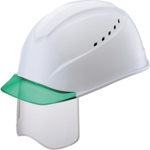 タニザワ エアライトS搭載ヘルメット(グリーン透明