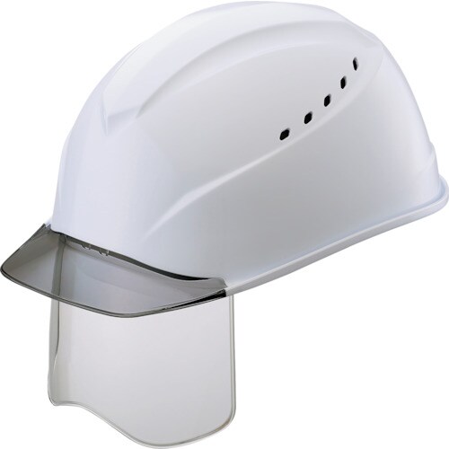 タニザワ エアライトS搭載ヘルメット(グレー透明ひ