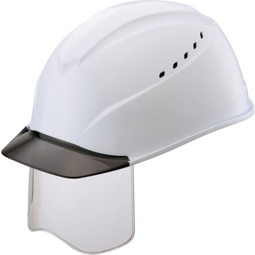 タニザワ エアライトS搭載ヘルメット(ブラック透明