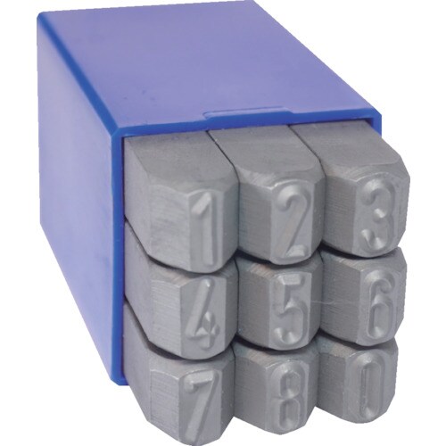 グラブレム 逆数字刻印セット スタンダード 0−9