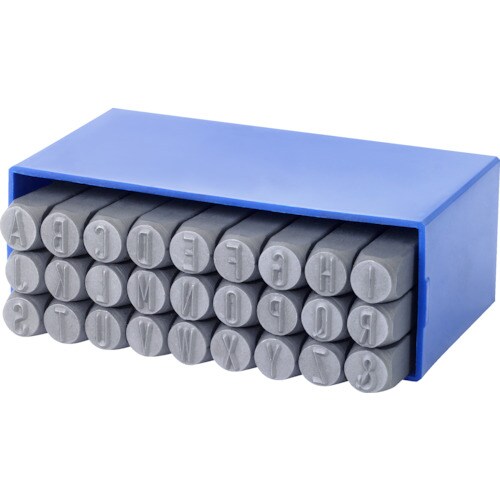 グラブレム 英字刻印セット 丸面スタンダード A−