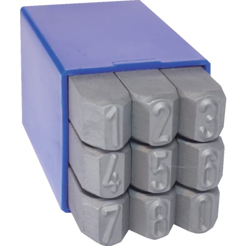 グラブレム 逆数字刻印セット スタンダード 0−9