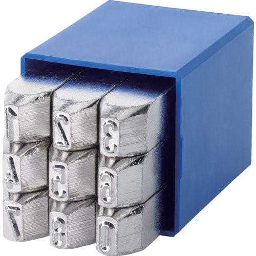 グラブレム 数字刻印セット エクストラ 0−9 4