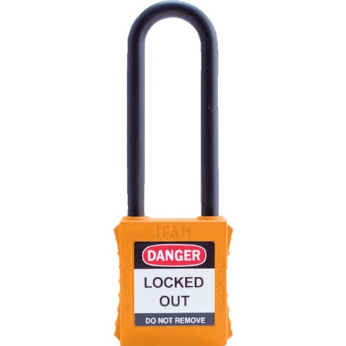 イファム ロックアウト用南京錠 ナイロン製シャック