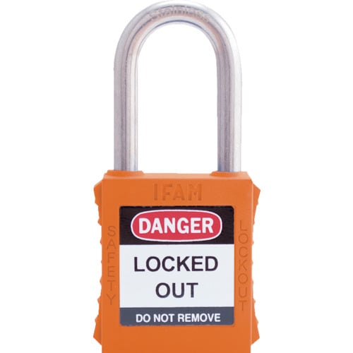 イファム ロックアウト用南京錠 ステンレス製シャッ