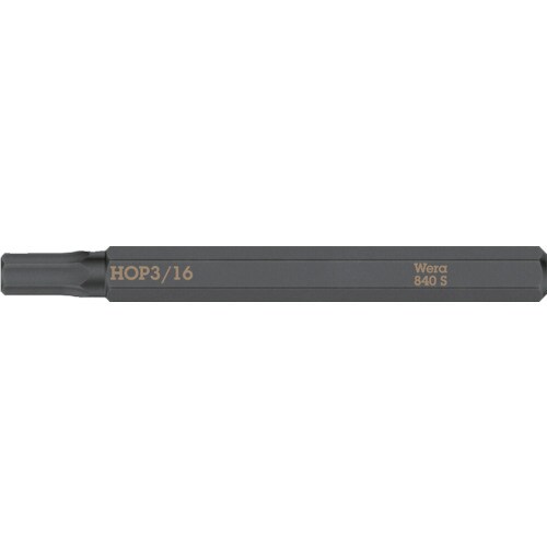 Wera 貫通専用差替ビット インチサイズ 対辺3