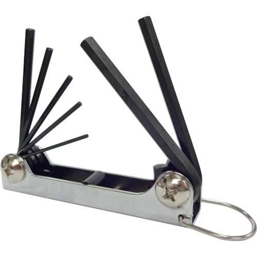 エイト ナイフ型 六角棒スパナ メタルケース 7本