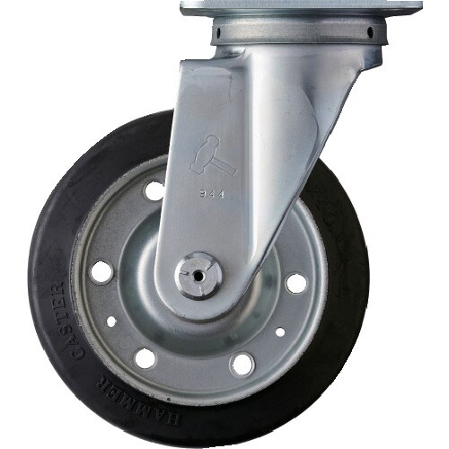 ハンマー 旋回式ゴム車輪 150mm