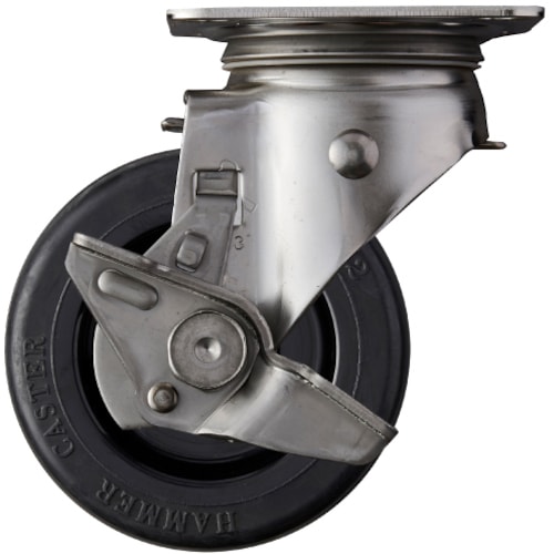 ハンマー Sシリーズオールステンレス 旋回式ゴム車