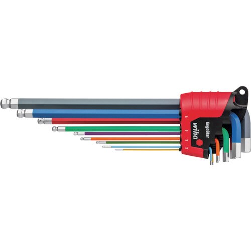 wiha エルゴスター 蛍光色BP六角レンチセット