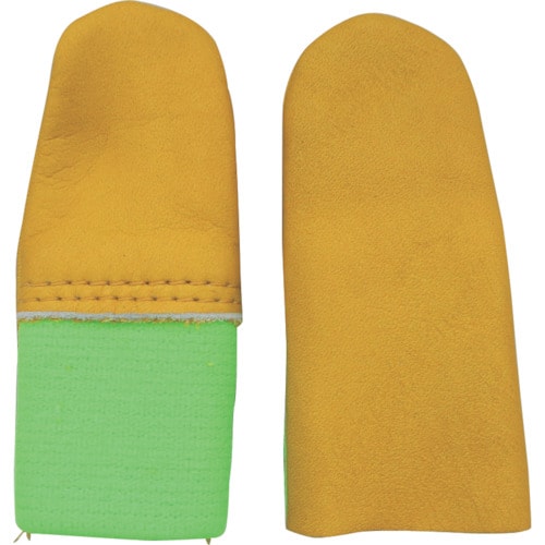 ウインセス 牛革指サック 男性 親指用 グリーン