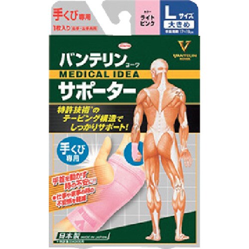 興和 バンテリンコーワサポーター 手くび専用大きめ