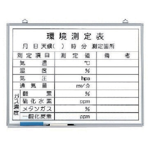 ユニット 環境測定ボード ホーローホワイトボード