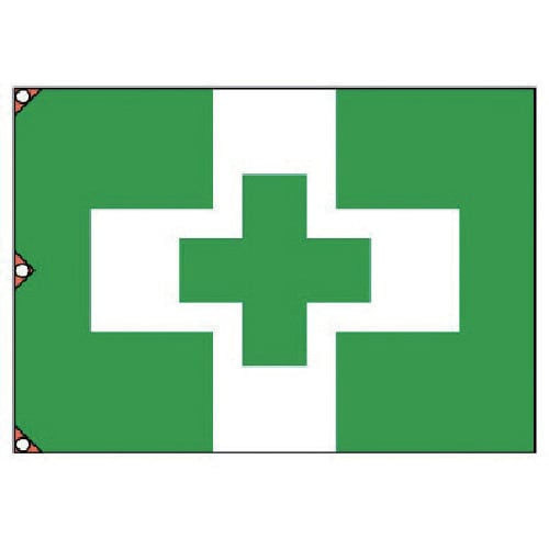 ユニット 安全衛生旗(中) 綿製 870×1250