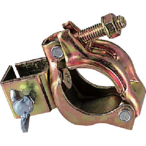 ユニット 立看板固定金具 鉄 寸法:48.6mmФ