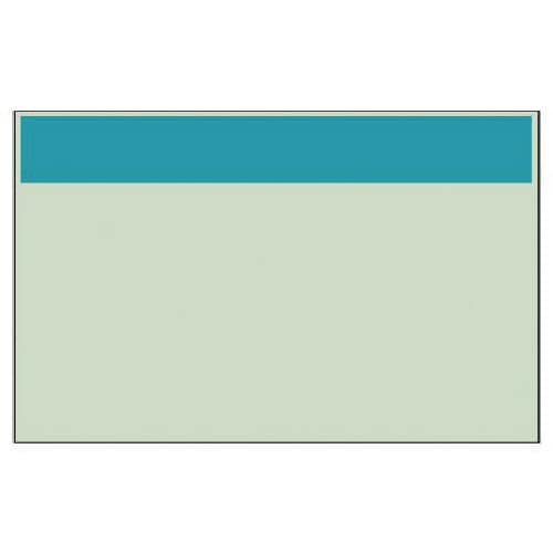 ユニット 配管識別シート 水色 帯のみ(中)・ユニ