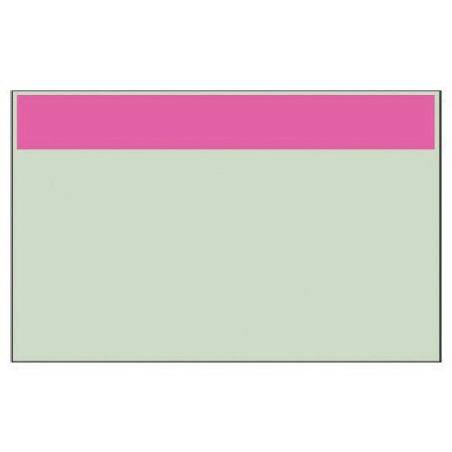 ユニット 配管識別シート うすい赤 帯のみ(小)・