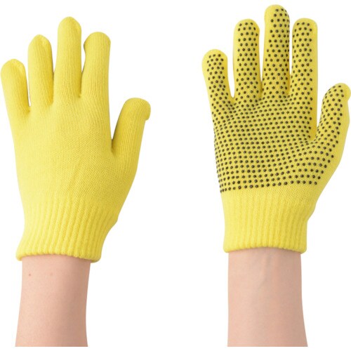 勝星 のびのび滑り止め手袋 黄