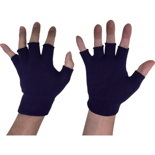 勝星 のびのびマジック手袋指切(ボツなし) 紺