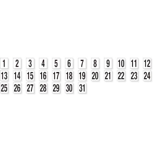 ユニット 日付数字ゴムマグネット