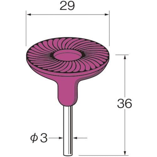 リューター セラミックアングル砥石(金属研磨用)
