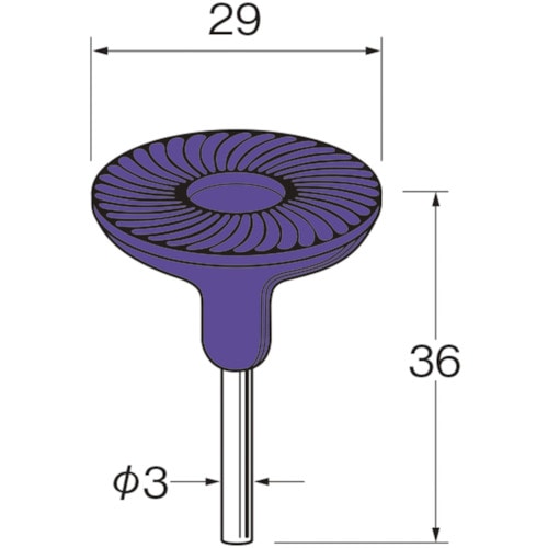 リューター セラミックアングル砥石(金属研磨用)