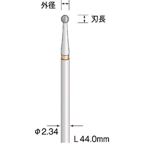 ミニモ 超硬カッター スパイラルカット φ1.1
