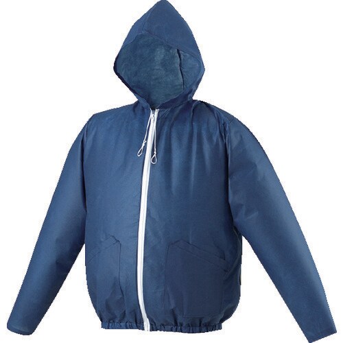 空調服 使い切り空調服 ウェアのみ ネイビー 3L