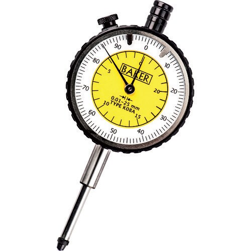 BAKER ダイヤルゲージ タイプK08 0.01