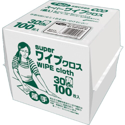 フジ フジスーパーワイプクロス ホワイト(袋入)