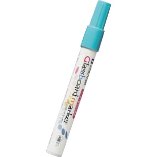 馬印 グラスボードマーカー ライトブルー