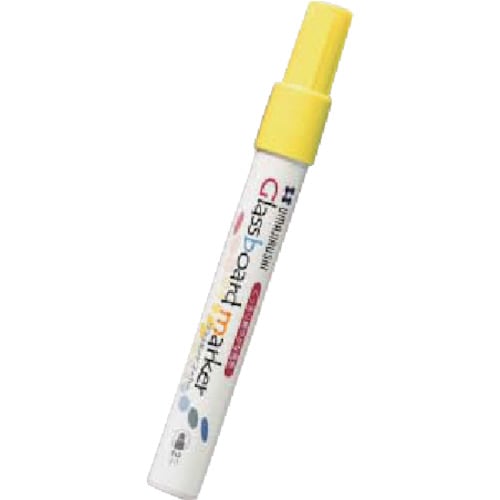 馬印 グラスボードマーカー イエロー