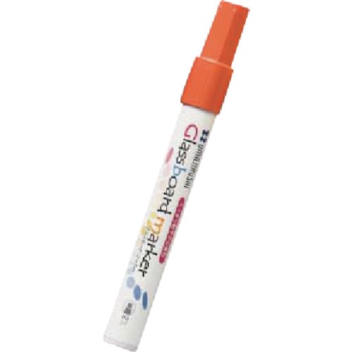 馬印 グラスボードマーカー オレンジ