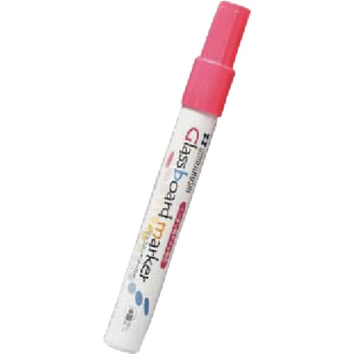 馬印 グラスボードマーカー ピンク