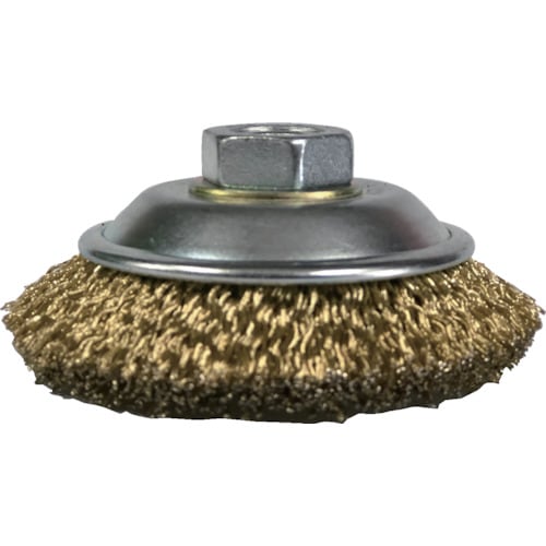 SUNPOWER 鋼線メッキ線ベベルブラシ(黄より