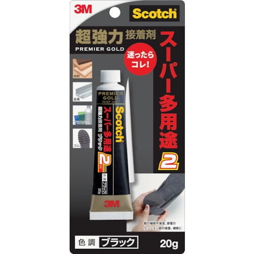 3M スコッチ 超強力接着剤 プレミアゴールド ス