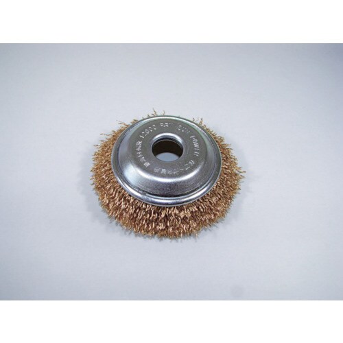 ヤナセ エアー用鋼線メッキベベルブラシ 100X1