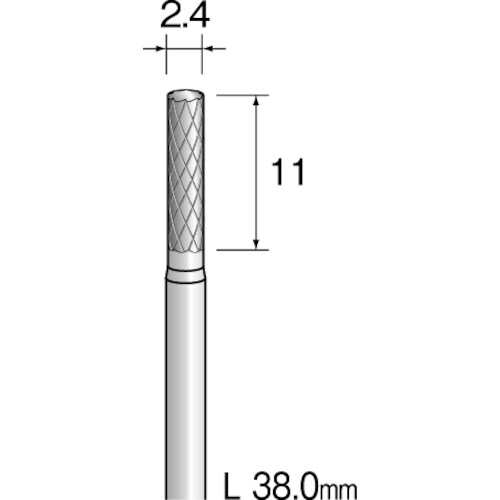 ミニモ 超硬カッター クロスカット Φ2.4