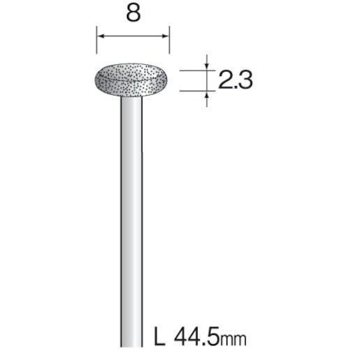 ミニモ 電着ダイヤモンドバー#120 Φ8