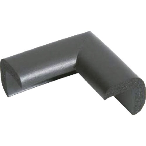 カーボーイ 安心クッション コーナー用 細 ブラッ